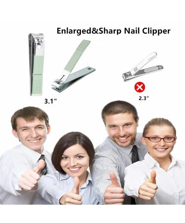 High-Quality Manicure Set for Men & Women - Portable Nail Care Kit with Travel Case | Perfect Gift for Grooming & Parties - Buy Online on GoSupps.com