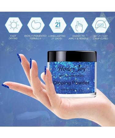 Honey Joy Dark Purple Nail Dip Powder - 1oz (HJ-ND064B-WD18) - Buy Online on GoSupps.com