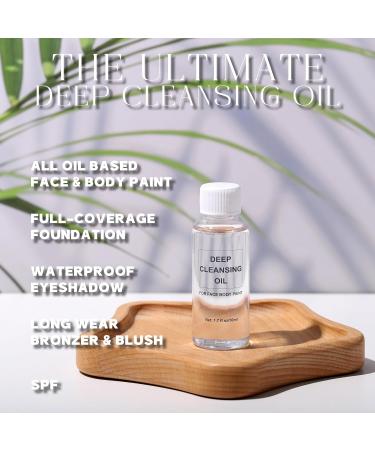 CCbeauty Natural Oil Cleanser for Oil-Based Makeup Removal - Vegan and Paraben-Free - 50ml - Buy Online on GoSupps.com