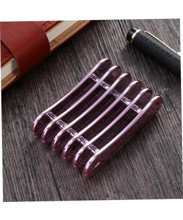 POPETPOP 5 Nail Brush Display Stand Nail Pen Stand Nail Art Brush Holder Pen Display Stand Vertical Pen Stand Painting Pen Holder Nail Art Pen Rack Manicure Purple Makeup Brush - Buy Online on GoSupps.com