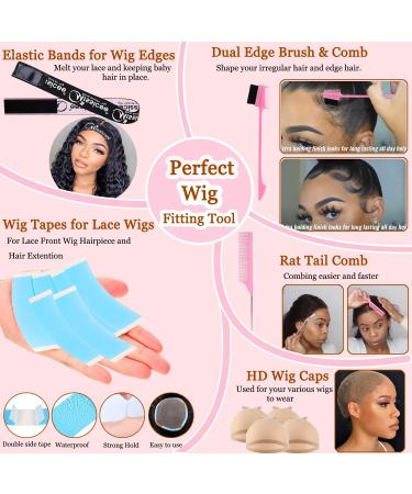 Missicee 60ml Lace Wig Glue Kit - Strong Hold, Waterproof Adhesive for Lace Front Wigs + Glue Remover & Hair Styling Tools - Buy Online on GoSupps.com