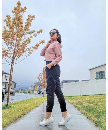 G4Free High Waisted Athletic Running Pants for Women | Lightweight Stretch Joggers with Pockets - Black (Small) - Buy Online on GoSupps.com