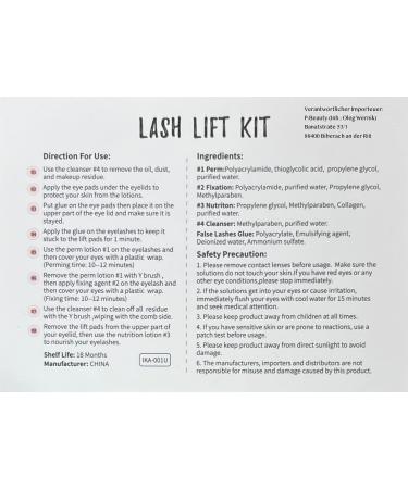 Kit de lissage des cils - Mascara et huile d'argan - 12 ml - Buy Online on GoSupps.com