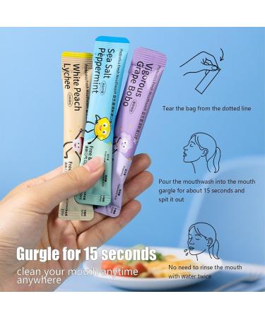 Mouthwash Sachets | 15 Piece Mouthwash Set Freshness Long Lasting Fruit Flavor For Daily Use In Bathroom And Hotel For Adults - Buy Online on GoSupps.com