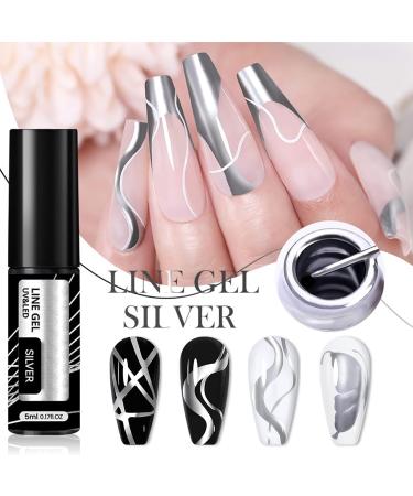 Silver Gel Nail Polish | Fast-Drying DIY Mirror Finish for Home & Travel | Itrimaka - Buy Online on GoSupps.com