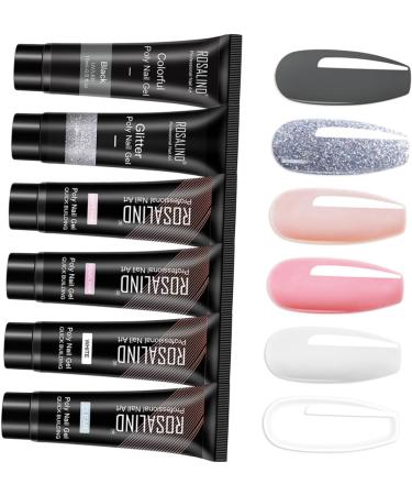 18 Pieces Nail Gel Nail Accessories Nail Extension Gel Nail Polish Clear Nail Polish Nail Art Design Accessories Manicure Gel Colour Nail Polish Glue Extension Glue - Buy Online on GoSupps.com