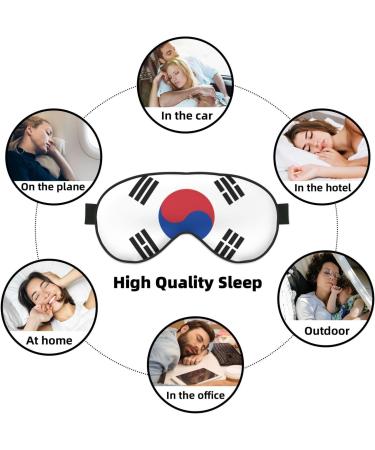Flag of Republic of Korea Soft Eye Mask | Comfortable Light Blocking Sleep Mask for Side Sleepers - Buy Online on GoSupps.com
