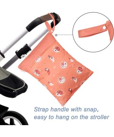 Seaur Waterproof Diaper Bag & Wet Bags - 2 Pack (20x28cm & 30x40cm) for Daycare Swimming Fitness | Durable Zippered Design - Buy Online on GoSupps.com