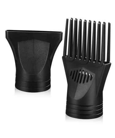 VINTORKY 2 Pcs Hair Dryer Nozzle Comb Blow Dryer Brush Accessory for Hairdryer Universal Component Plastic