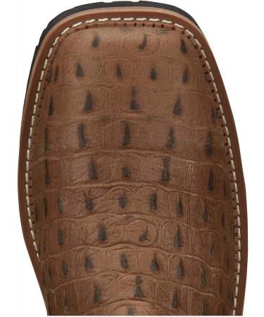 Justin Men's Derrickman Croc Print Western Work Boot - Camel, Size 10 - Buy Online on GoSupps.com