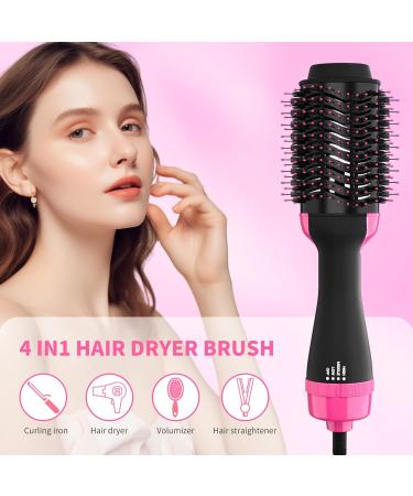 Hot Air Brush Dryer - 3-in-1 Styler 1200W Ionic Technology Ceramic Coated Volumizer with Cool Shot - Perfect for International Shipping - Buy Online on GoSupps.com