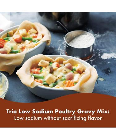 Low Sodium Trio Chicken Gravy Mix 22.6-oz Bag - Just Add Water | Shop Now - Buy Online on GoSupps.com