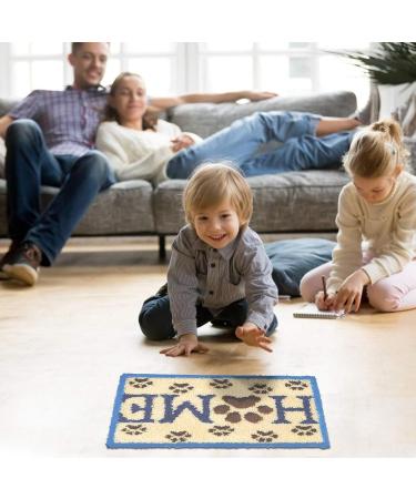 ROCKY&CHAO DIY Latch Hook Kit for Home Decoration - 60x40cm Rug Making Kit for Adults & Kids - Birthday Gift for Women - Home Rug - Buy Online on GoSupps.com