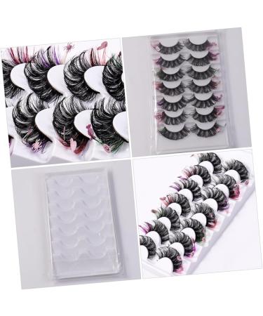 IWOWHERO 7 Pairs False Eyelashes Individual Lashes Fluffy Eyelashes Fake Lashes Eyelashes with Color Women Lashes with Color Curl Lash Clusters Faux Eyelashes Dense Artificial Fiber Extend - Buy Online on GoSupps.com