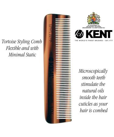 Kent A FOT Handmade Pocket Comb Set - Fine Tooth Hair Comb for Men, Women & Kids | Grooming & Styling | Made in England - 2 Pack E-Combo - Buy Online on GoSupps.com