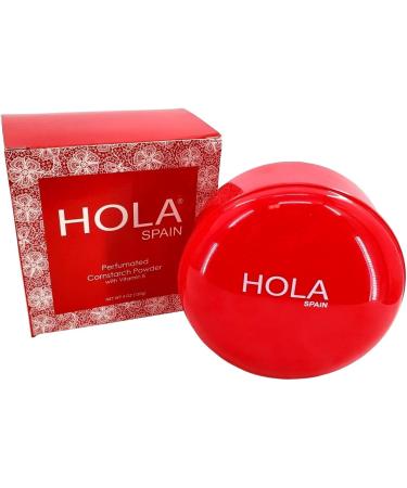 Hola Spain Skin Petal Body Talc Dusting Powder & Puff 4 oz. - Buy Online on GoSupps.com