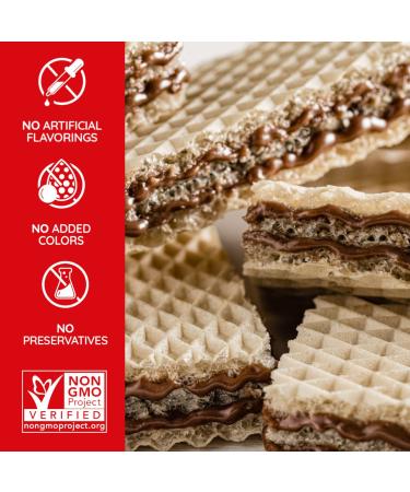 Loacker Premium Hazelnut Wafer Cookies - 12 Snack Multipack, 100% Italian Hazelnuts, Non GMO, No Artificial Additives - 19.05 oz - Buy Online on GoSupps.com