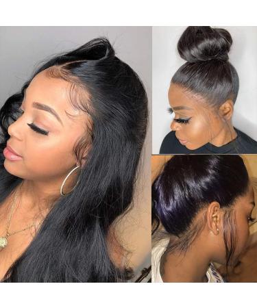 20 Brazilian Body Wave Lace Front Wig | Human Hair | Pre Plucked Hairline | 150% Density | Natural Color | 13x4 Lace Frontal | 20 Inch - Buy Online on GoSupps.com