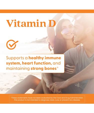 Doctors Best Vitamin D3 5000 IU Supports Heart Bones & Immunity Non-GMO Gluten Free Soy Free Vegetarian 180 Veggie Softgels - Buy Online on GoSupps.com