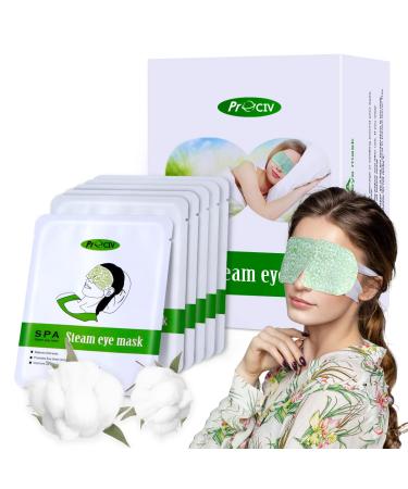 16 Packs Eye Masks for Dark Circles and Puffiness Disposable Soothing Headache Relief Dry Eyes, Stress Relief Relief Eye Fatigue Steam Eye Masks (Unscented)