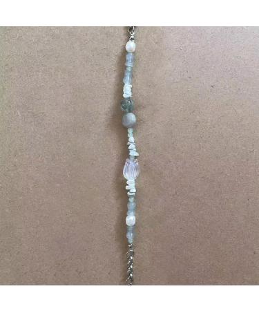 Elegant Pearl Hand Chain Bracelet for Women - Adjustable Gray & White Pearl Bangle | Stylish Wedding Party Jewelry - Buy Online on GoSupps.com