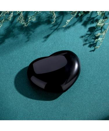 XIANNVXI 45mm 1.8 Black Obsidian Healing Heart Stones | 100% Natural Gemstone Crystals | Reiki Crystal Gifts - Buy Online on GoSupps.com