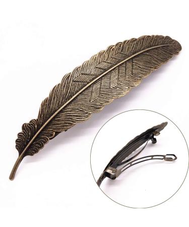 4PCS Retro Hair Barrettes Vintage Metal Bronze Hair Pins French Hair Clips | Women Girl Hair Accessories (Bronzer-4pcs) - Buy Online on GoSupps.com