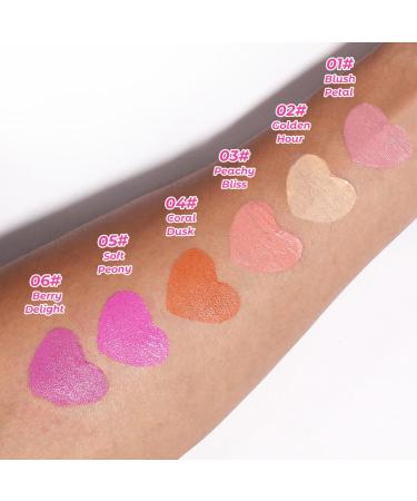 CHAKAE Creamy Blush Stick for Cheeks and Lips Multi-Use Lip Stain Cheek Tint Waterproof and Easy to Blend - Buy Online on GoSupps.com