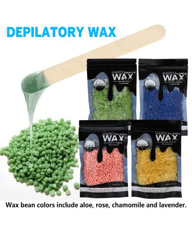 JDNgejunrong Painless Home Waxing Kit for Women - Professional Hair Removal for Face, Legs, Eyebrows, Brazilians & More in Blue - Buy Online on GoSupps.com