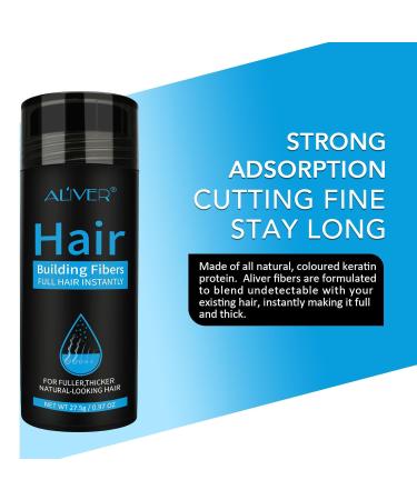 Shop Purple Hair Medium Brown - 100% Natural Keratin Hair Fiber Powder for Men & Women | Full-Looking Hair Solutions - Buy Online on GoSupps.com