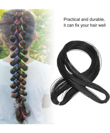 Tinsel Hair Extensions Concise Exquisite Beautiful Durable Hair Glitter Convenient Practical for Prom for Fashion Shows for Parties(Bright black) - Buy Online on GoSupps.com