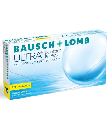 Bausch and Lomb Ultra for Presbyopia Premium monthly lenses progress contact lenses soft 6 pieces BC 8.5 mm / dia 14.2 / -8.75 diopttria / add high.