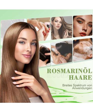Rosemary Oil Hair Growth Accelerate 100% Organic Rosemary Oil for Hair Body Eyebrows Nails and Mustache Hair Growth Oil for Women and Men (2 oz 60 ml) - Buy Online on GoSupps.com
