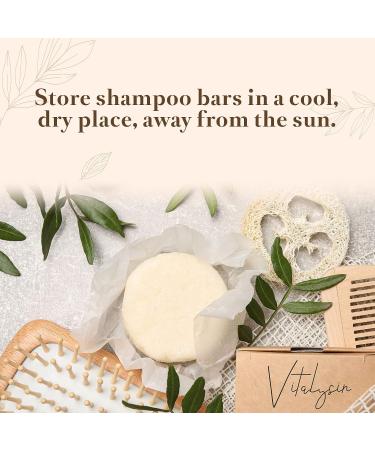 Vitalysin Rice Water Shampoo Bar for Women and Men - Sulfate-Free, Paraben-Free Hair Cleanser for Hair Growth, Anti-Hair Loss, Oily & Dry Hair, Dandruff - Safe for Sensitive Scalp, Thinning Hair - Color-Treated - Buy Online on GoSupps.com
