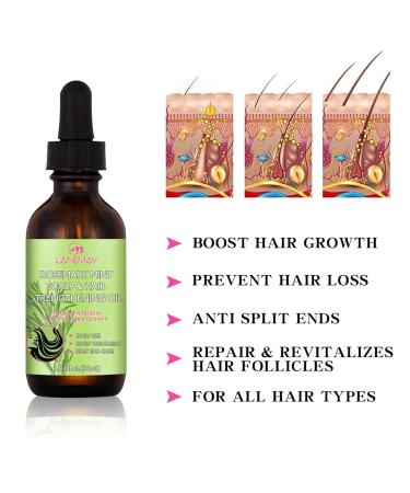Organic Rosemary Hair Oil - Natural Essential Oil for Healthy Hair & Scalp Care - 30ml - Buy Online on GoSupps.com