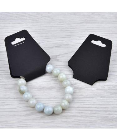 200-Piece Coopay Blank Necklace Display Cards - Kraft Paper Jewelry Hang Tags - 4.7 x 2 Inches (Black) - Buy Online on GoSupps.com
