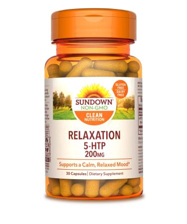 Sundown Maximum Strength 5-HTP 200 mg, 30 Capsules
