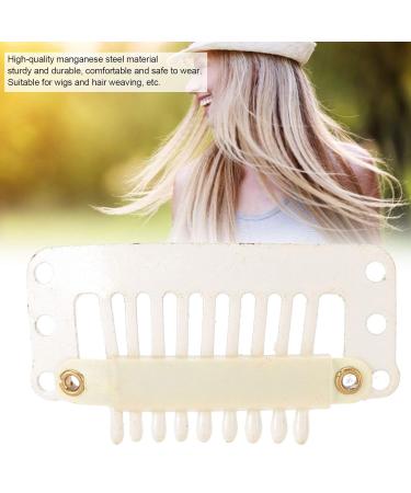 100PCs U-Shaped Hair Extension Clips - 1.3in Wig Clips for DIY Hairstyles Accessories for Brides & Women - Buy Online on GoSupps.com