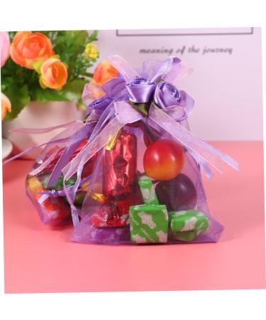 STOBAZA Candy Pouches 12pcs s Candy Bags Clear Bags for Clear Goodie Bags Drawstring Bag Bag Bow Tie - Buy Online on GoSupps.com