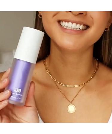 BAMEEY Purple Toothpaste Serum for Tooth Stain Removal and Whitening - Includes 2 Premium Whitening Strips - Buy Online on GoSupps.com