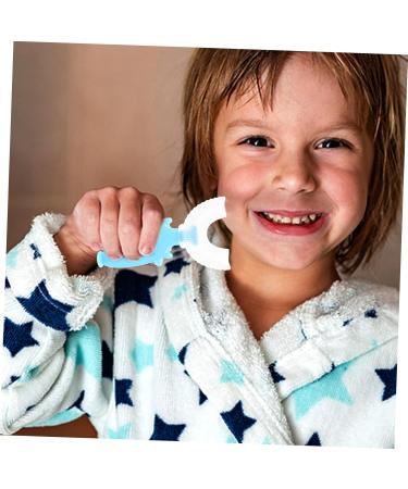 Minkissy 12 STK U-Shaped Toothbrush for Children - Whole Mouth Cleaning Baby Toothbrush - Durable & Safe PP Design - Buy Online on GoSupps.com