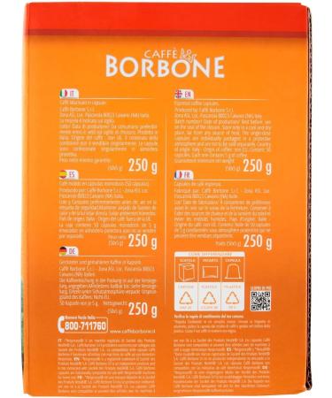  Italian Gourmet E.R. Caff Borbone 50 Capsules Mixed Delicatess Compatible with Nespresso machines for home use Italian coffee 5g + Gourmet Italian Pulpa 400g - Buy Online on GoSupps.com