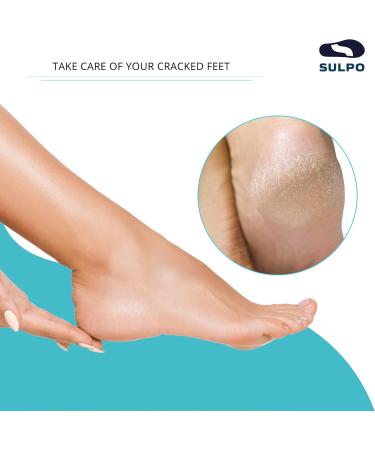 Buy Sulpo 4 Pair Heel Cushions & Gel Socks for Heel Spur & Plantar Fasciitis Relief - Foot Care Silicone Pads - Buy Online on GoSupps.com