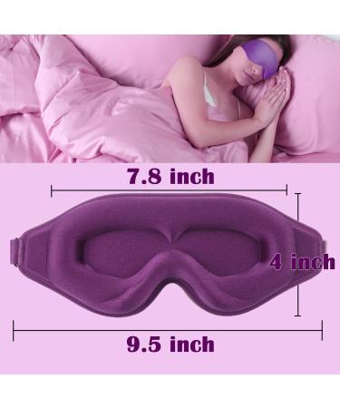 3D Contoured Eye Mask for Lash Extensions - Sleep Mask for Women | Light Blocking Eye Shade for Travel Yoga & Naps - Buy Online on GoSupps.com