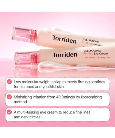 Torriden Cellmazing Firming Eye Cream 30 ml - Buy Online on GoSupps.com