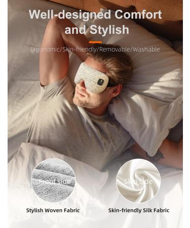 Heated Eye Mask - Cordless Heat Eye Compress for Dry Eye Relief & Relaxation | Electric Warm Eye Mask for Travel & Airplane Sleep | Perfect Gift Idea for Women & Men (Grey - Buy Online on GoSupps.com