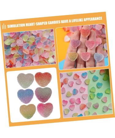 FAVOMOTO Fake Candies Bulk 50pcs Simulation Gummies Candies Candy Models Earrings Hairpin Resin Simulated Soft Candy - Buy Online on GoSupps.com