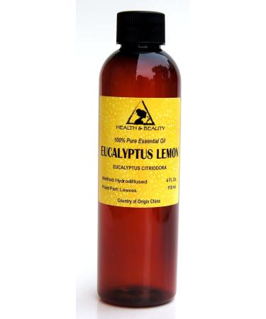 Eucalyptus Lemon Essential Oil Aromatherapy Therapeutic Grade 100% Pure Natural 4 oz - Buy Online on GoSupps.com