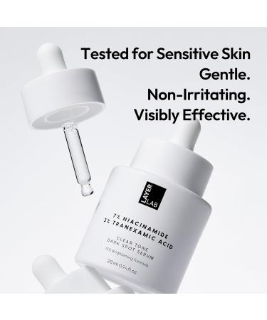 LAYERLAB Niacinamide 7% & Tranexamic Acid 3% Dark Spot Appearance Serum | 13% Radiance Complex Visibly Evens Skin Tone Look | Hydrating K-Beauty Skincare 0.94 fl.oz - Buy Online on GoSupps.com