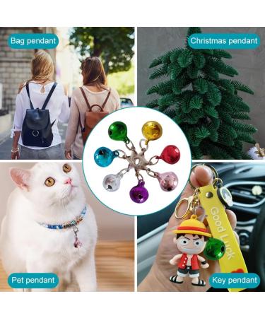Cat Bells for Collars Loud Dog Bells for Collar 14 Pcs Colourful Pet Bells for Collars Small Cat Bells Collar Charms with Lobster Clasp Puppy Loud Bell Pendant for Dog Cat Collar DIY Craft - Buy Online on GoSupps.com